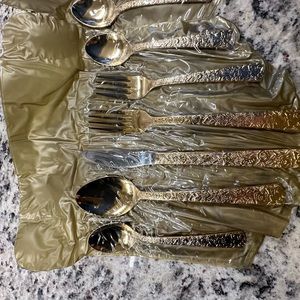 golden renaissance silverware
